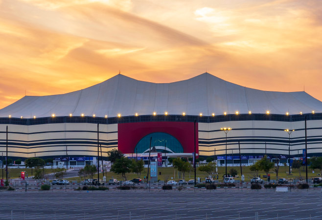 Overview of Al Bayt Stadium
