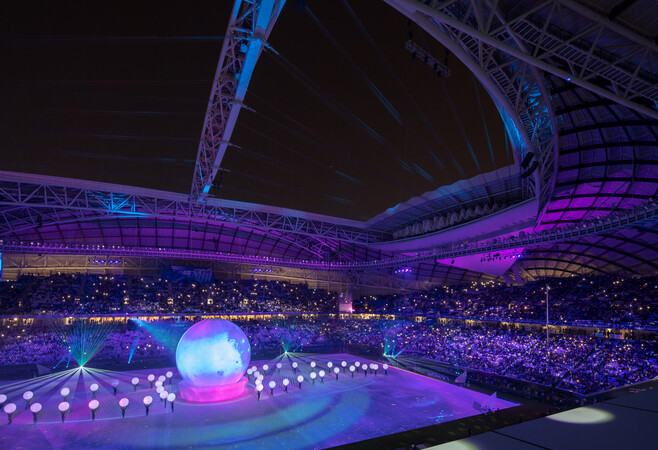 Overview of Al Janoub Stadium