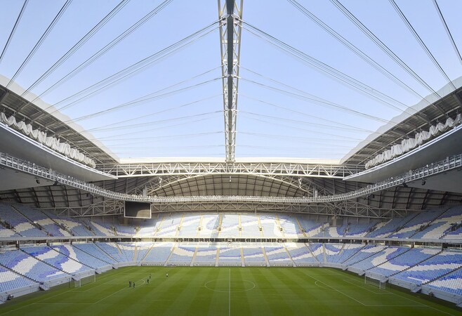 Architecture and design at Al Janoub Stadium