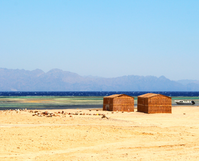 Camping in Blue Lagoon Dahab