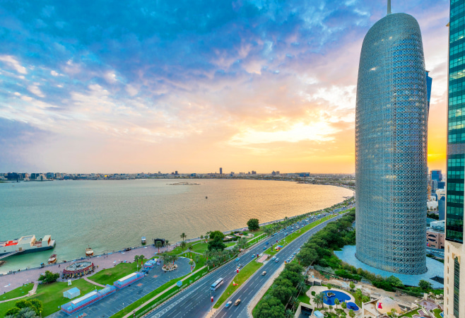 Doha Tower - Burj Doha: Iconic Architecture in Qatar