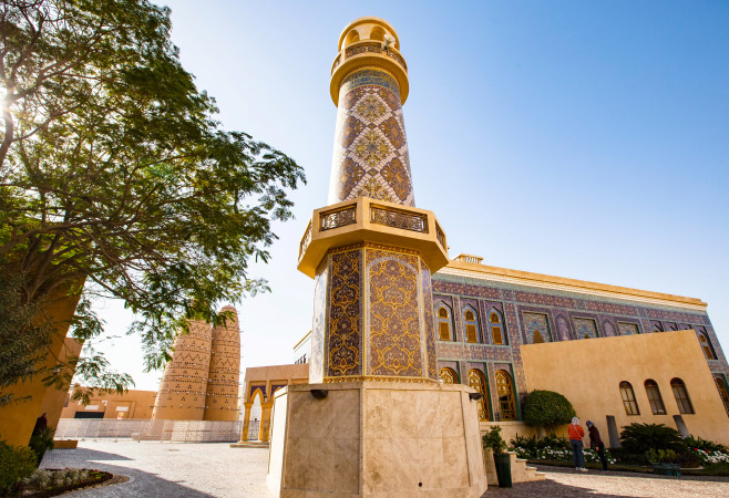 The Blue Mosque of Katara or Katara Masjid