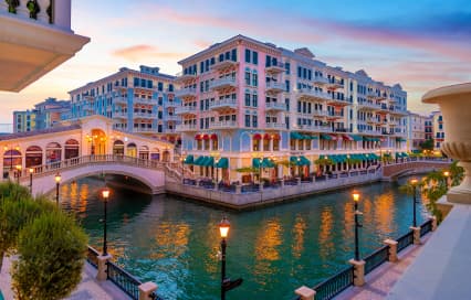 Qanat Quartier in The Pearl Qatar: Visitor Guide