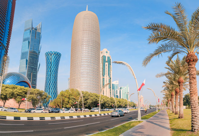 USA to Qatar distance at a glance USA to Qatar distance at a glance